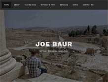 Tablet Screenshot of joebaur.com